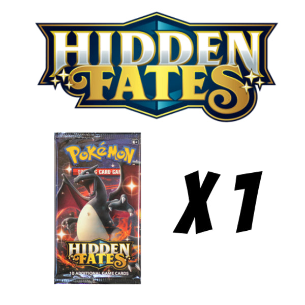 Hidden Fates Booster Pack x1