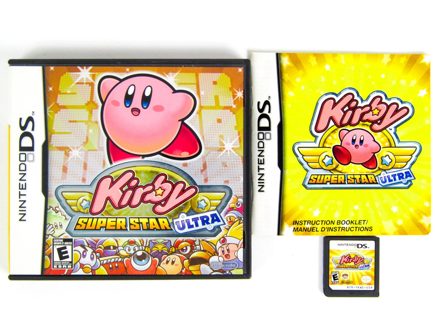 Kirby Super Star Ultra (Nintendo DS, 2008) Game, Case & Manual