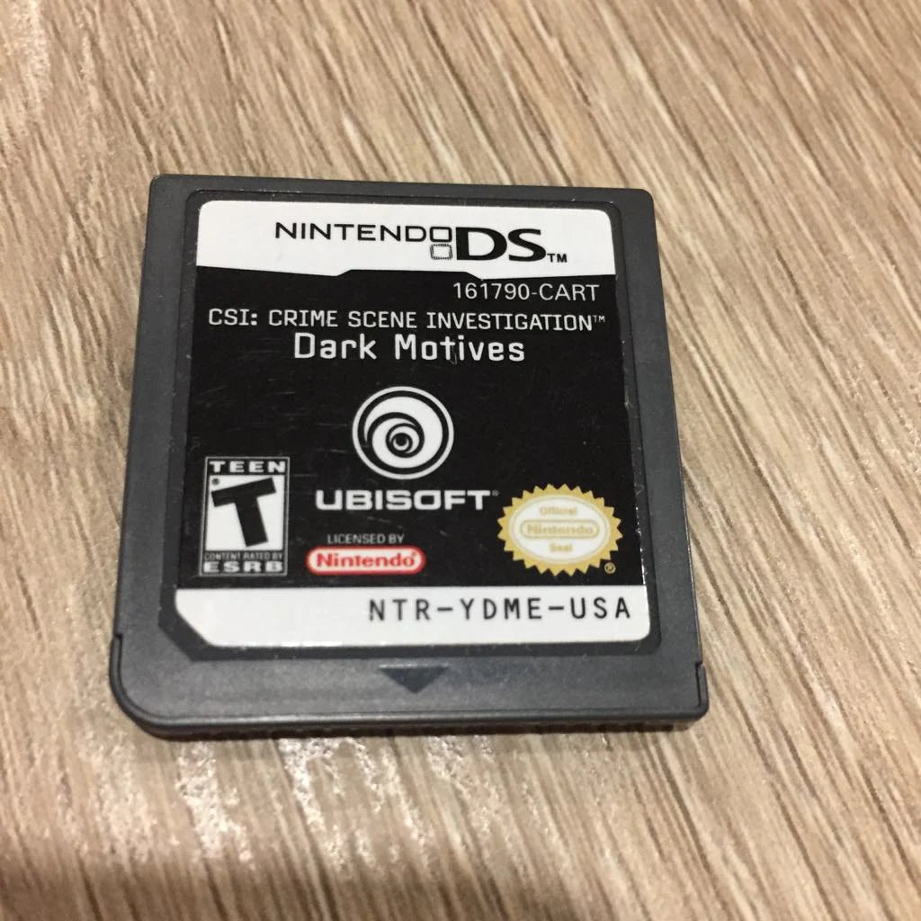 CSI: Crime Scene Investigation - Dark Motives (Nintendo DS, 2007) Cartidge Only