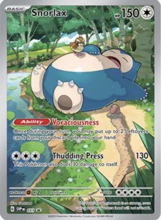 Snorlax - 051 (51) Promo Holofoil - Pokemon SV: Scarlet & Violet Promo Cards (NM Near Mint or Better)