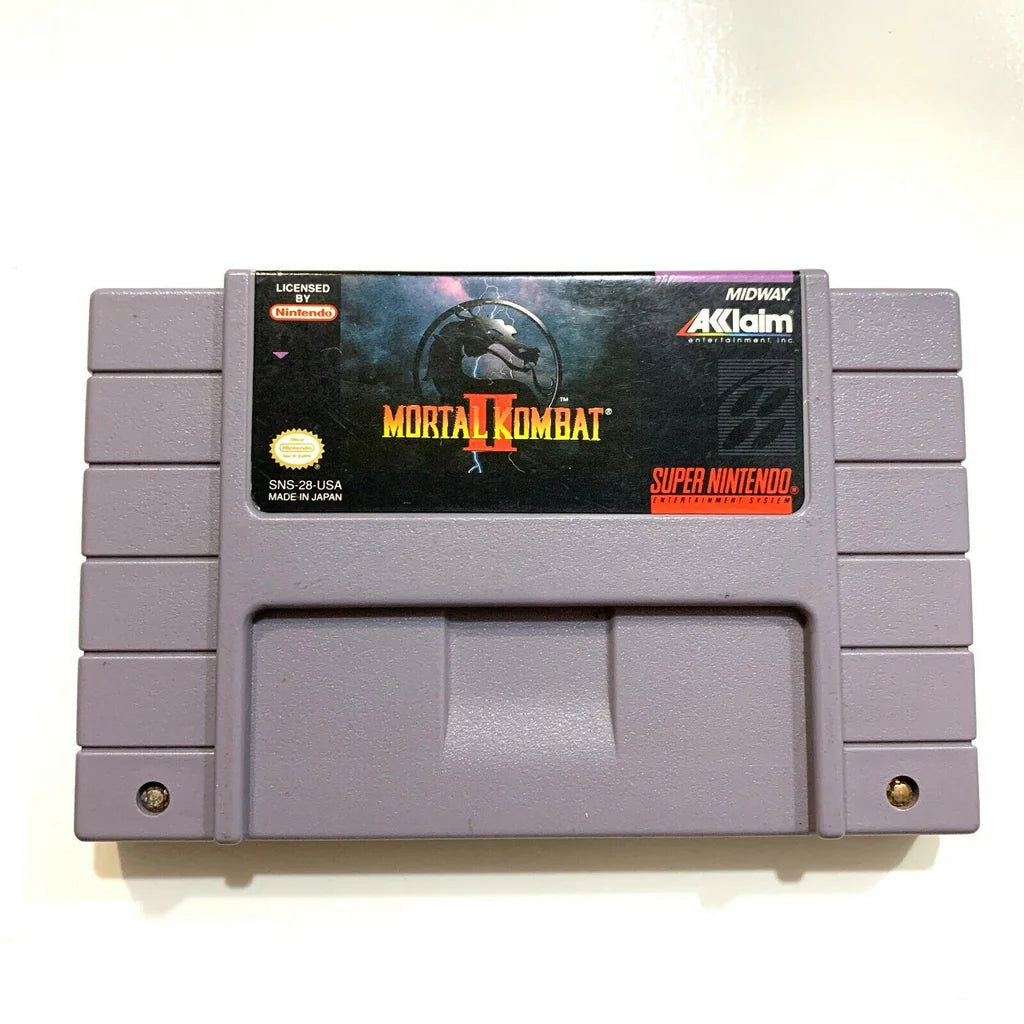 Mortal Kombat II 2 Super Nintendo SNES AUTHENTIC US