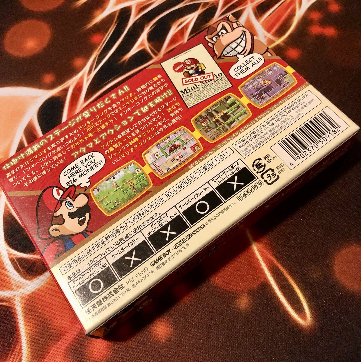 Mario vs Donkey Kong GBA Gameboy Advance CIB Japan GAME MONSTER CANADA -..-