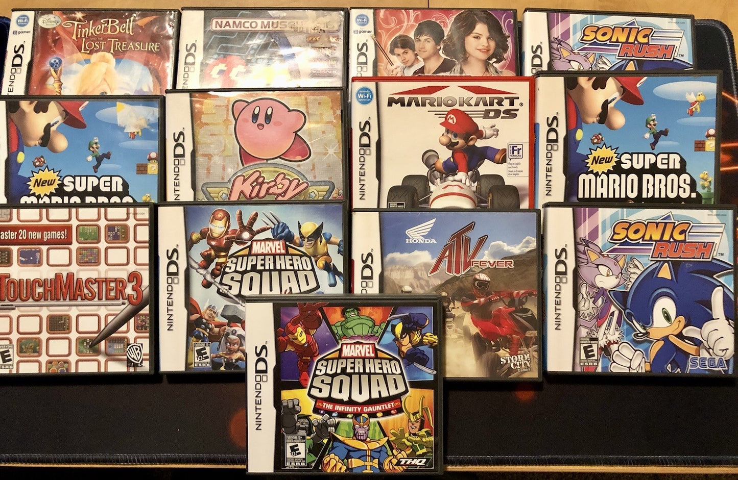 Cases Only - 13x Empty Nintendo DS Game Cases Lot - No Game Cartridges Included