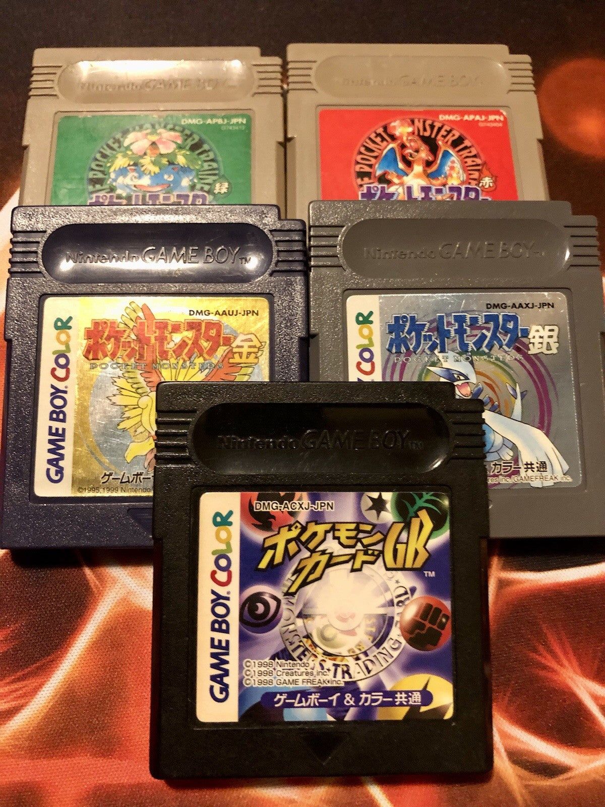 Nintendo Game Boy Advance SP + 5 JAPAN Pokémon Games - GAME MONSTER CANADA -..-