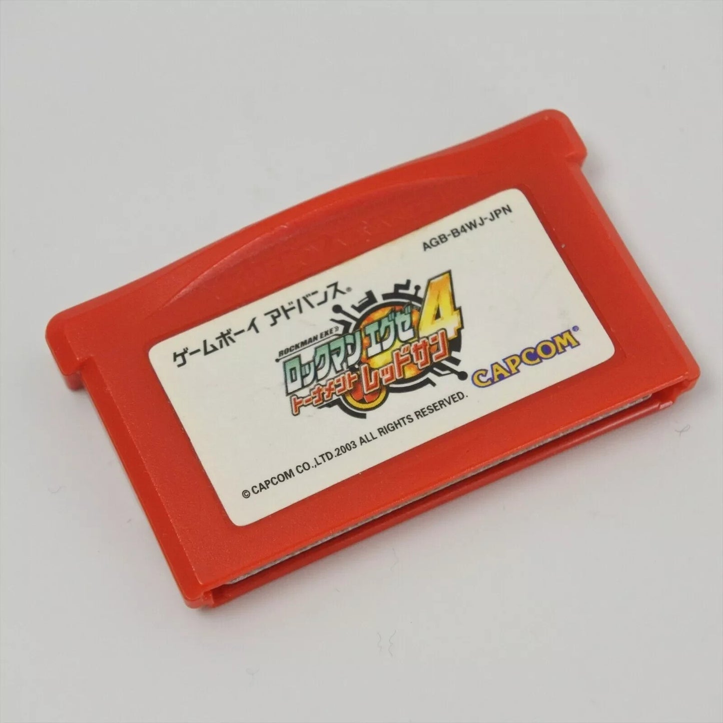 Rockman Exe 4 Tournament Red Sun Game Boy Advance Software Japan 2A