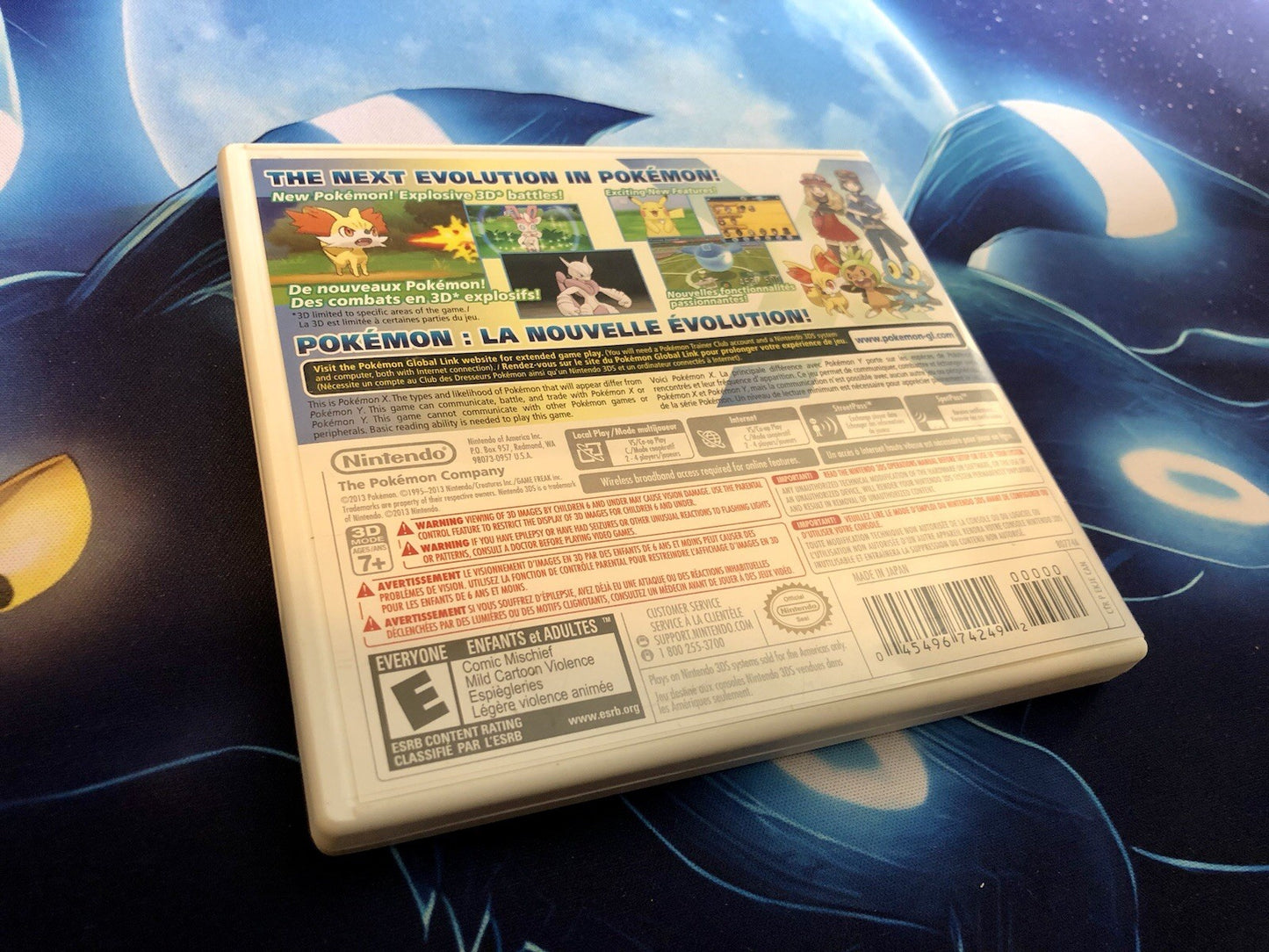 Pokemon X Nintendo 3DS CIB Complete In Box Tested Working