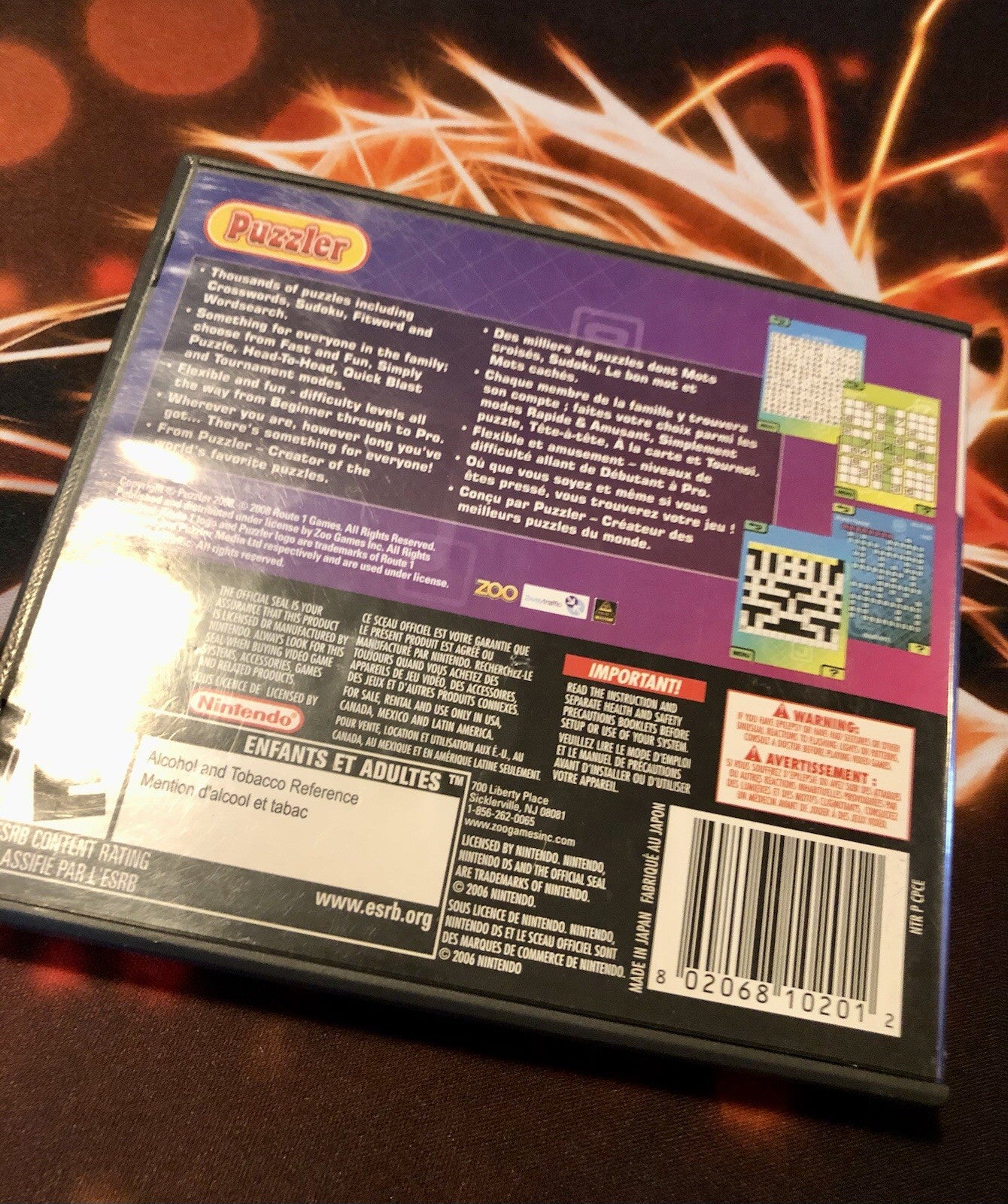 Puzzler Collection (Nintendo DS, 2008) Authentic GAME MONSTER CANADA -..-