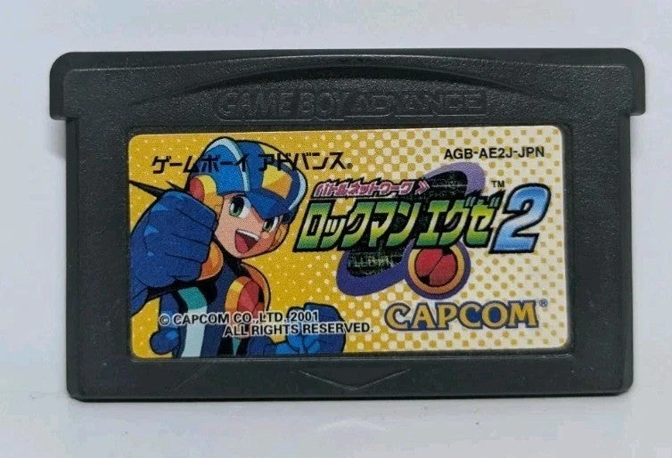 Battle Network RockMan EXE 2 Mega Man (Nintendo Game Boy Advance GBA 2001) Japan