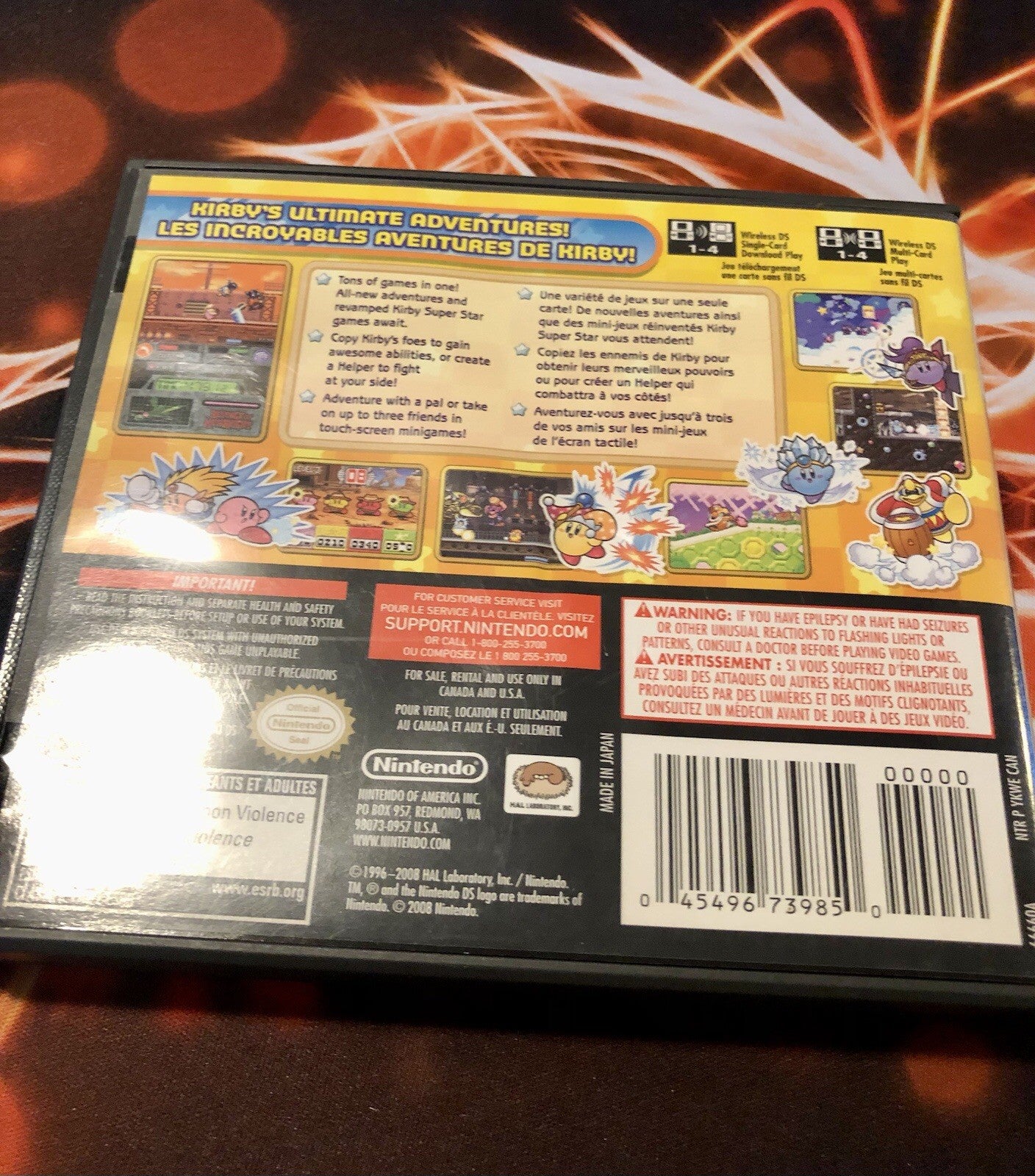 Kirby Super Star Ultra (Nintendo DS, 2008) CIB - GAME MONSTER CANADA -..-