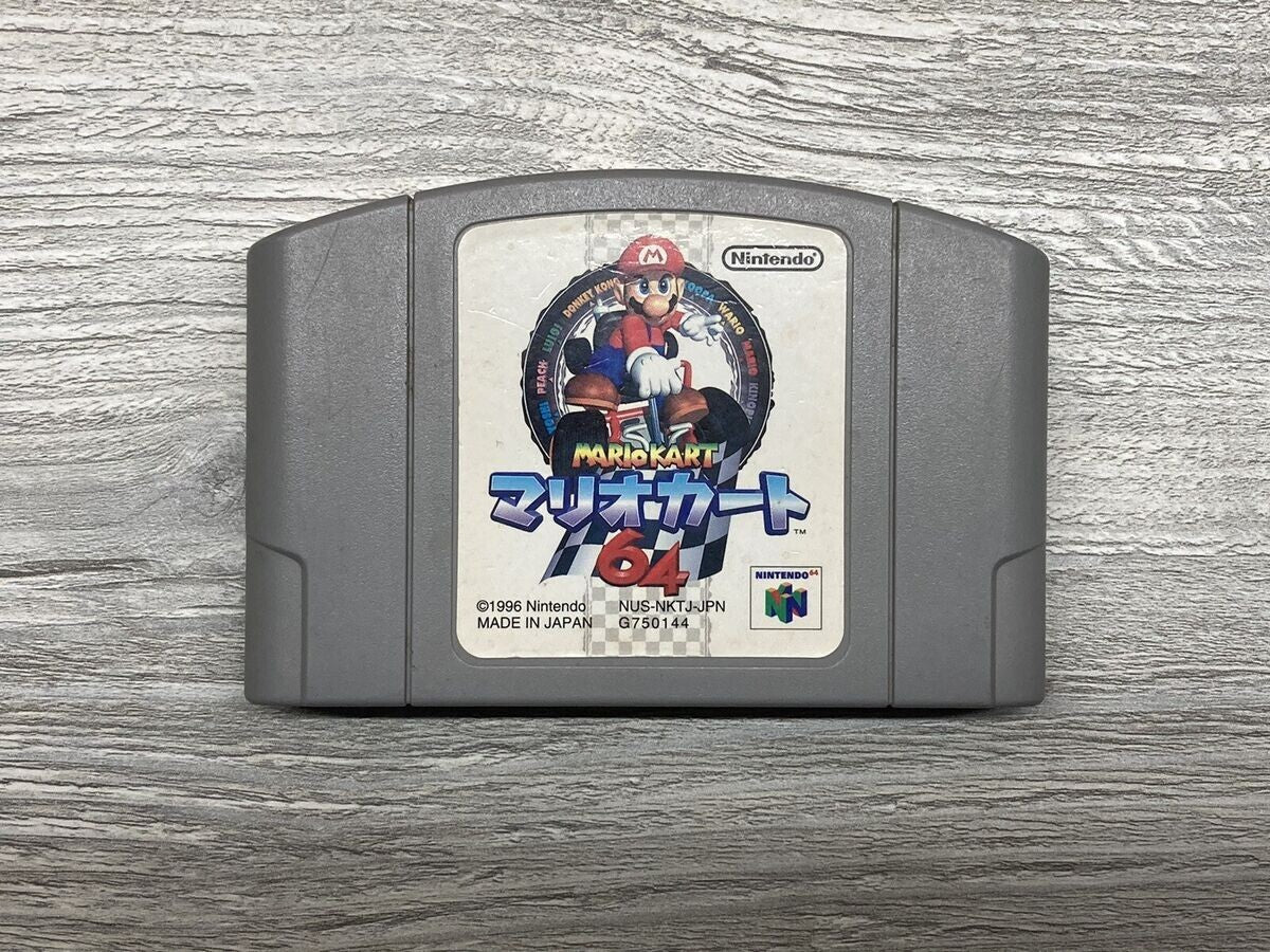 Mario Kart 64 Nintendo N64 Japanese Authentic Tested
