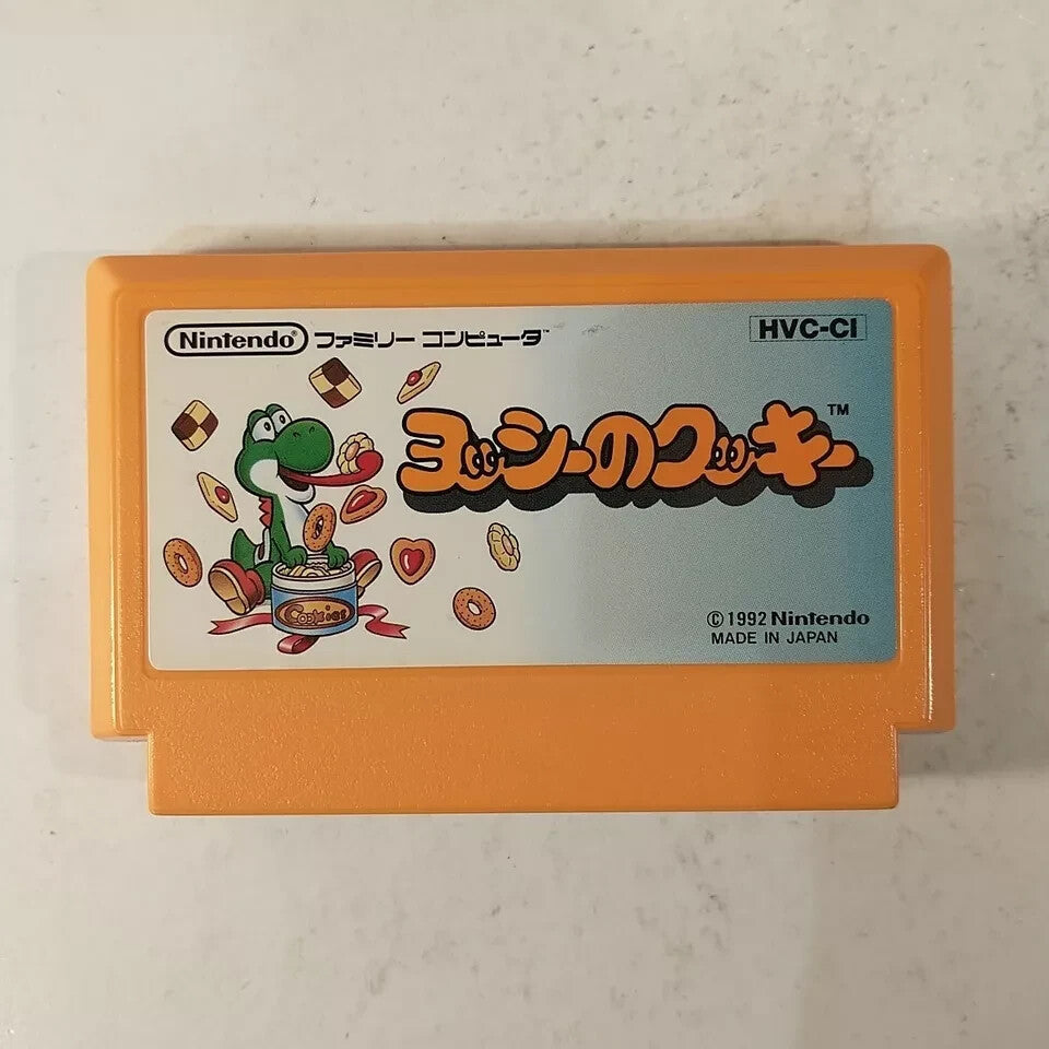 Yoshi no Cookie (Nintendo Famicom FC NES, 1992) Japan Import