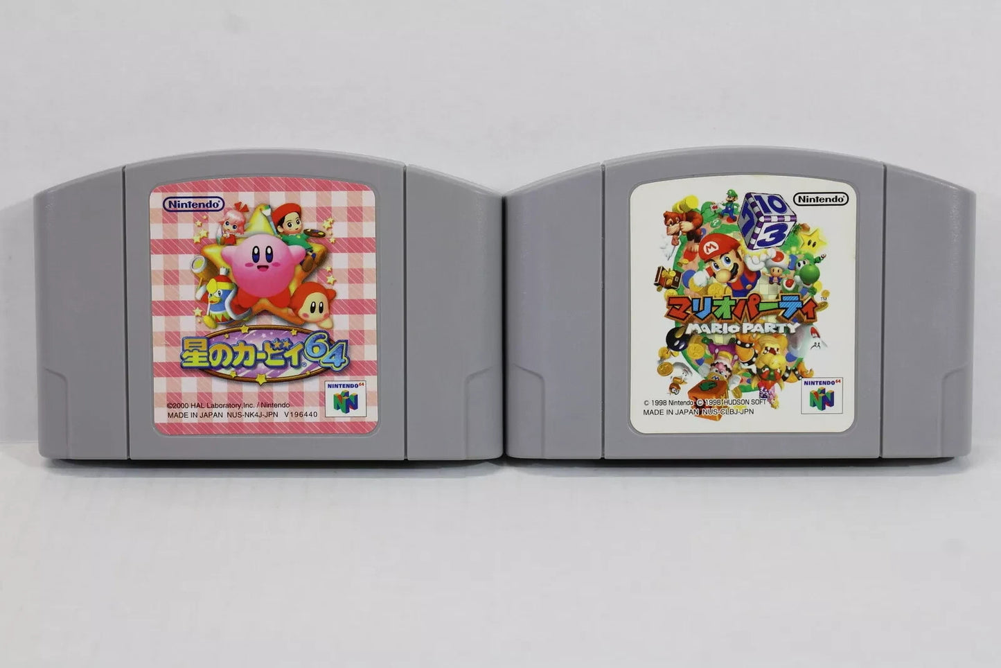 Lot 2 Kirby Crystal Shards Mario Party 1 Japan Import Nintendo 64 N64 US Seller