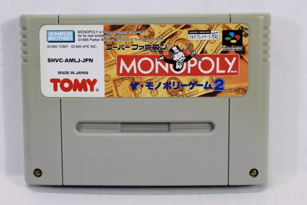 Monopoly 2 SFC Nintendo Super Famicom SNES Japan Import SHIPS FROM CANADA