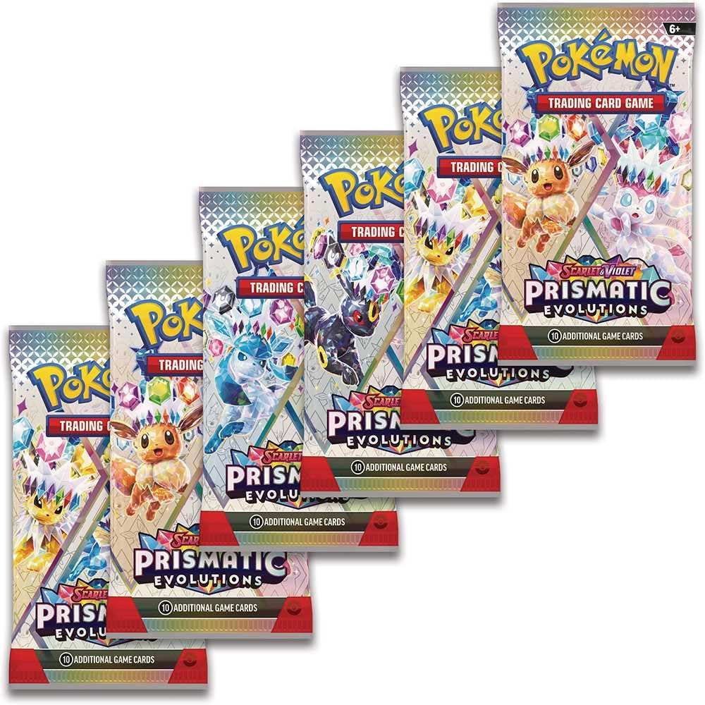 1x Pokemon TCG S&V Prismatic Evolutions Booster Pack (Sealed) Random Art