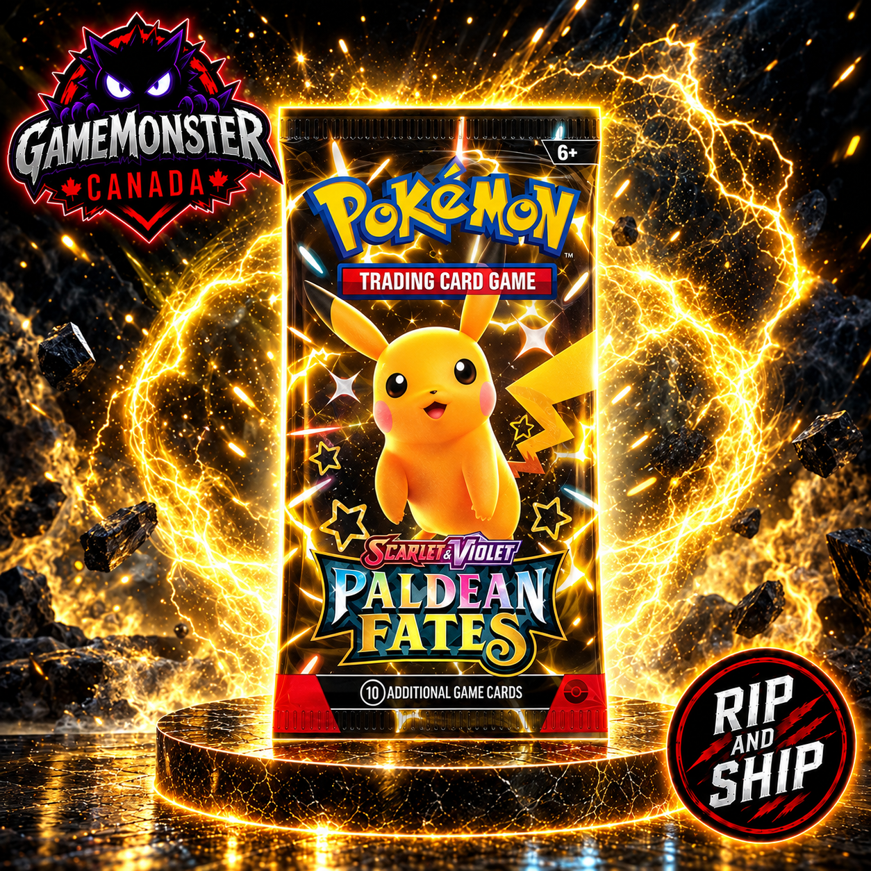 Paldean Fates Booster Pack x1 Live Rip n Ship