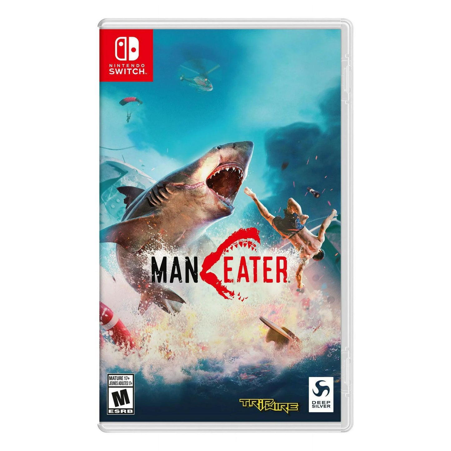 Maneater (Nintendo Switch, 2021) Game & Case, No Manual