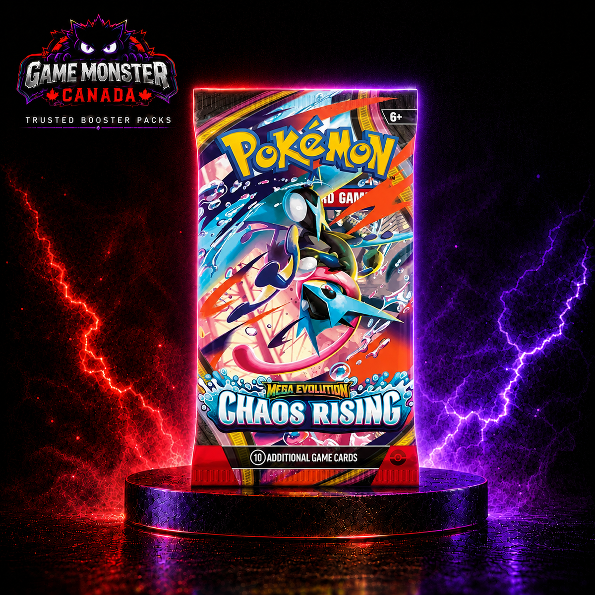 Pokémon TCG: Chaos Rising Booster Pack – Factory Sealed