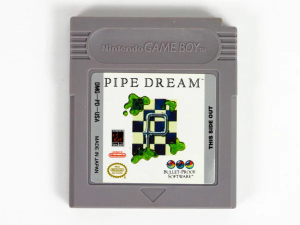 Pipe Dream (Nintendo Game Boy) CARTRIDGE - TESTED & WORKS Mint Condition