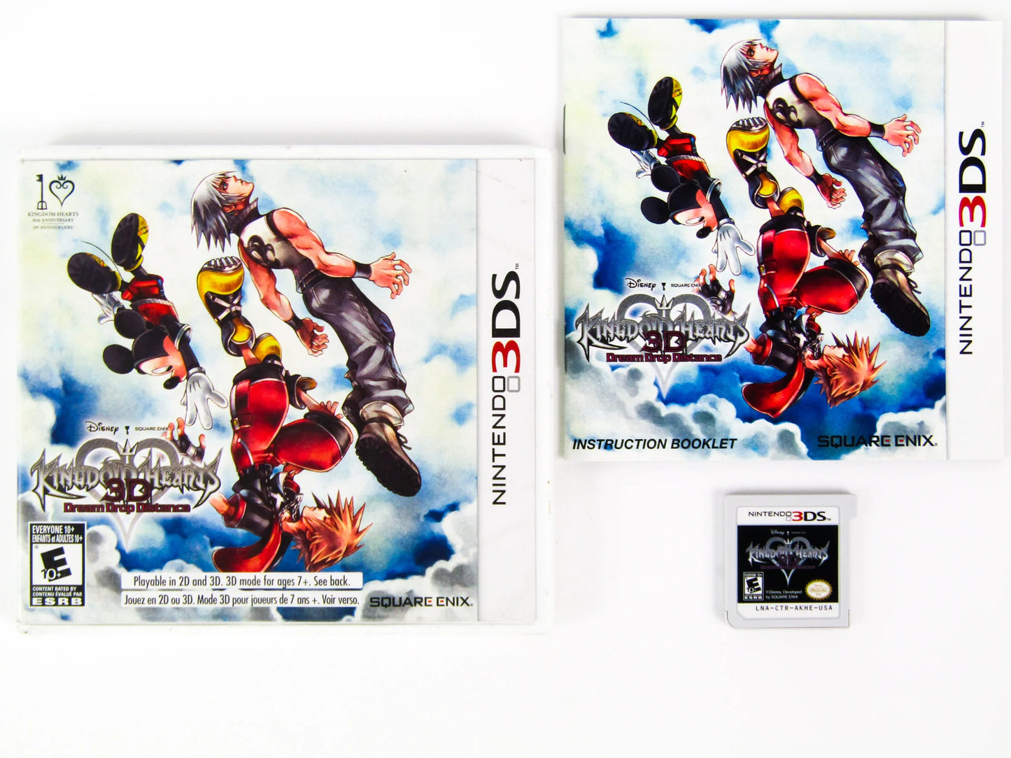 Kingdom Hearts 3D Dream Drop Distance (Nintendo 3DS, 2012) Complete CIB