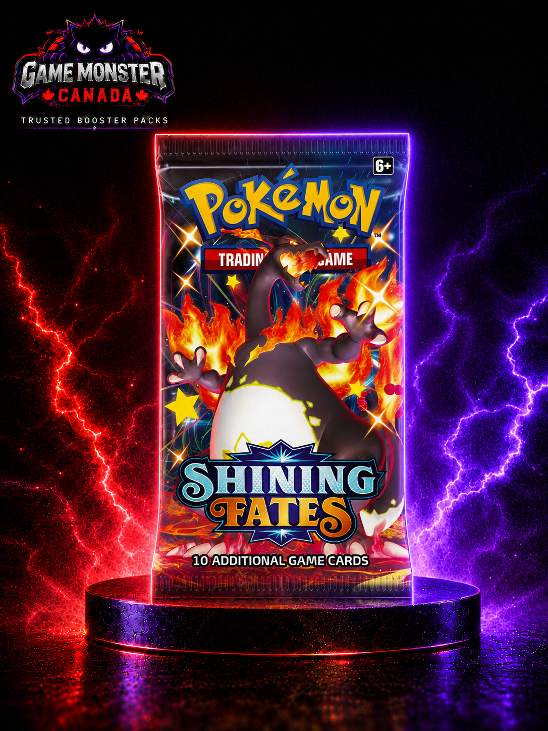 Pokémon TCG: Sword & Shield—Shining Fates Booster Pack – Factory Sealed
