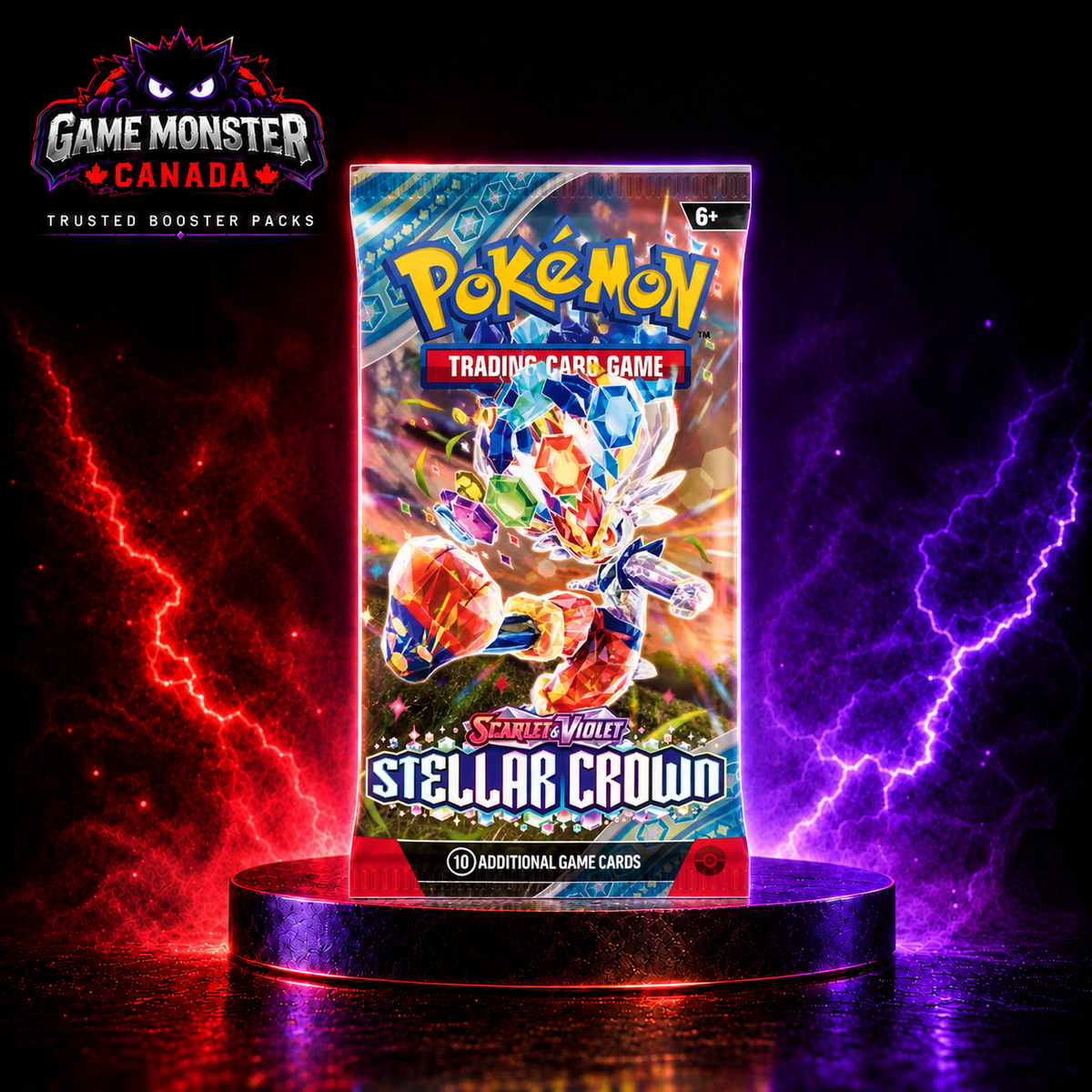 Pokémon TCG: Scarlet & Violet—Stellar Crown Booster Pack – Factory Sealed