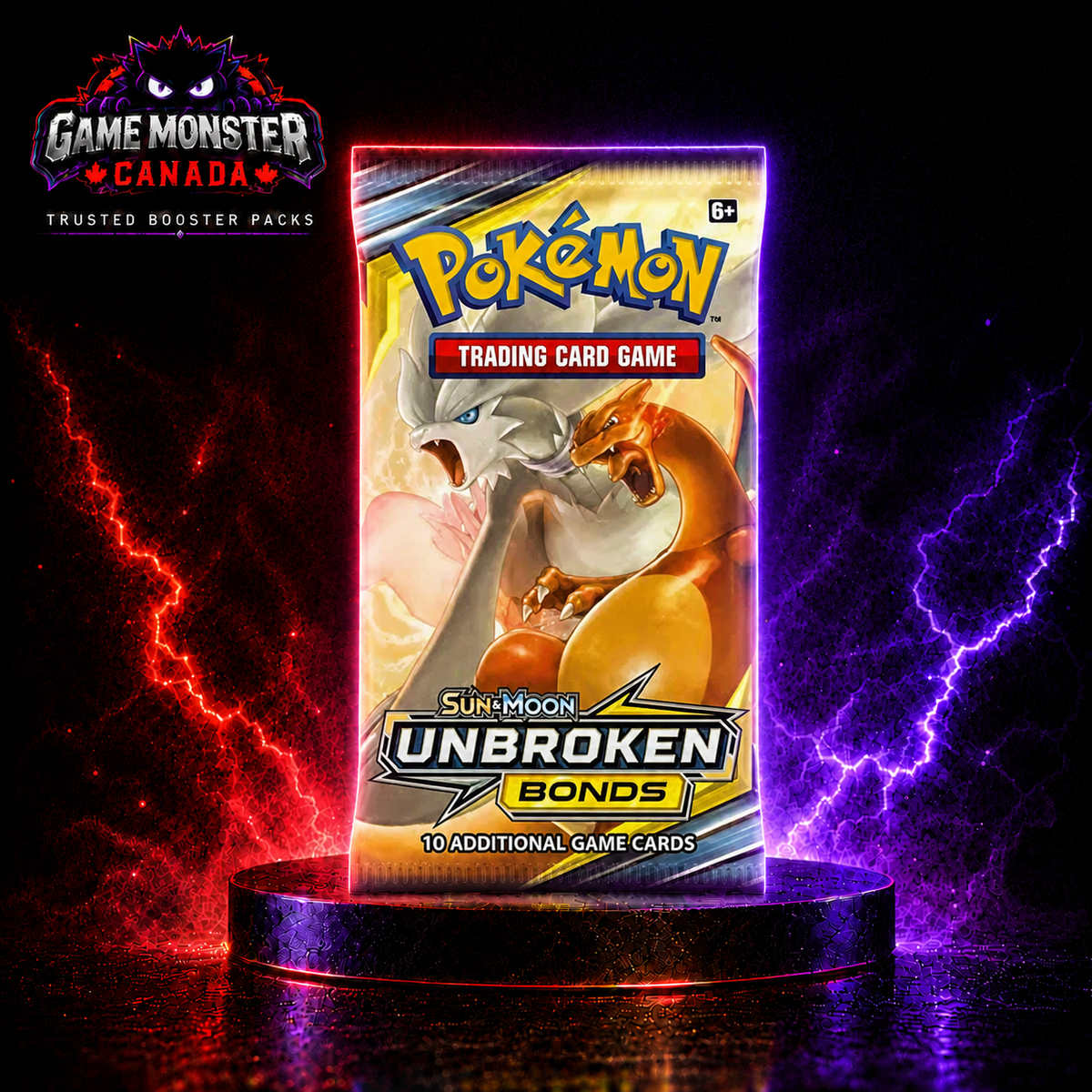 Pokémon TCG: Sun & Moon—Unbroken Bonds Booster Pack – Factory Sealed