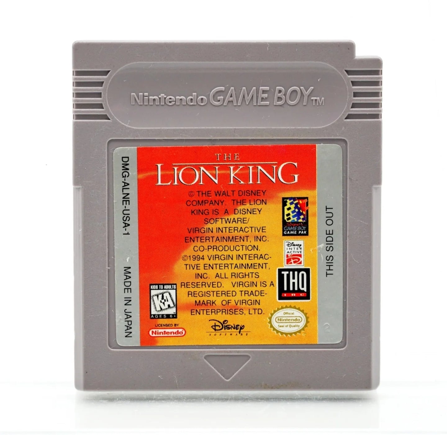 Lion King - Original Nintendo Gameboy USA