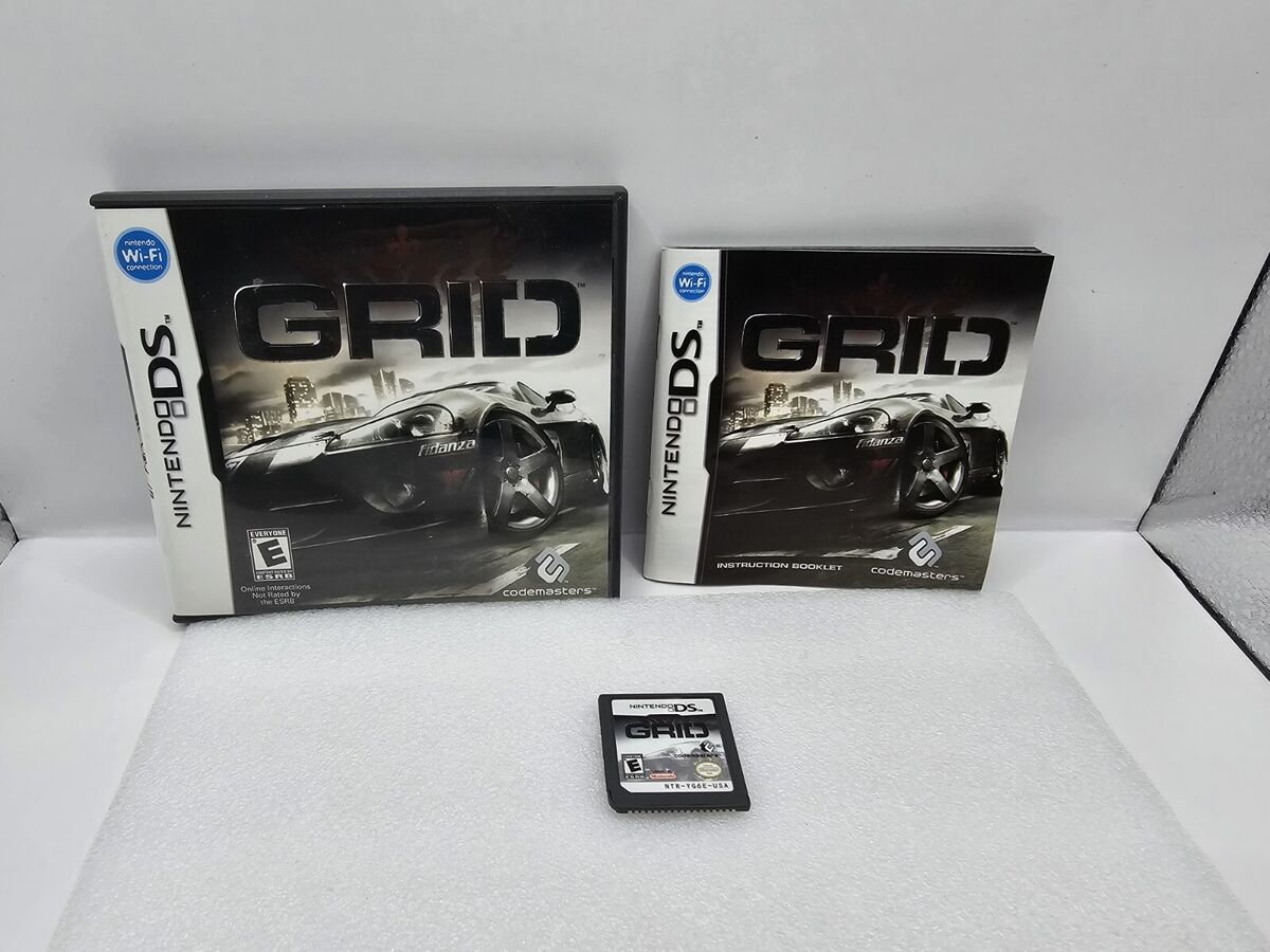 GRID Tested Working (Nintendo DS, 2008) (Case, Game, & Manual)
