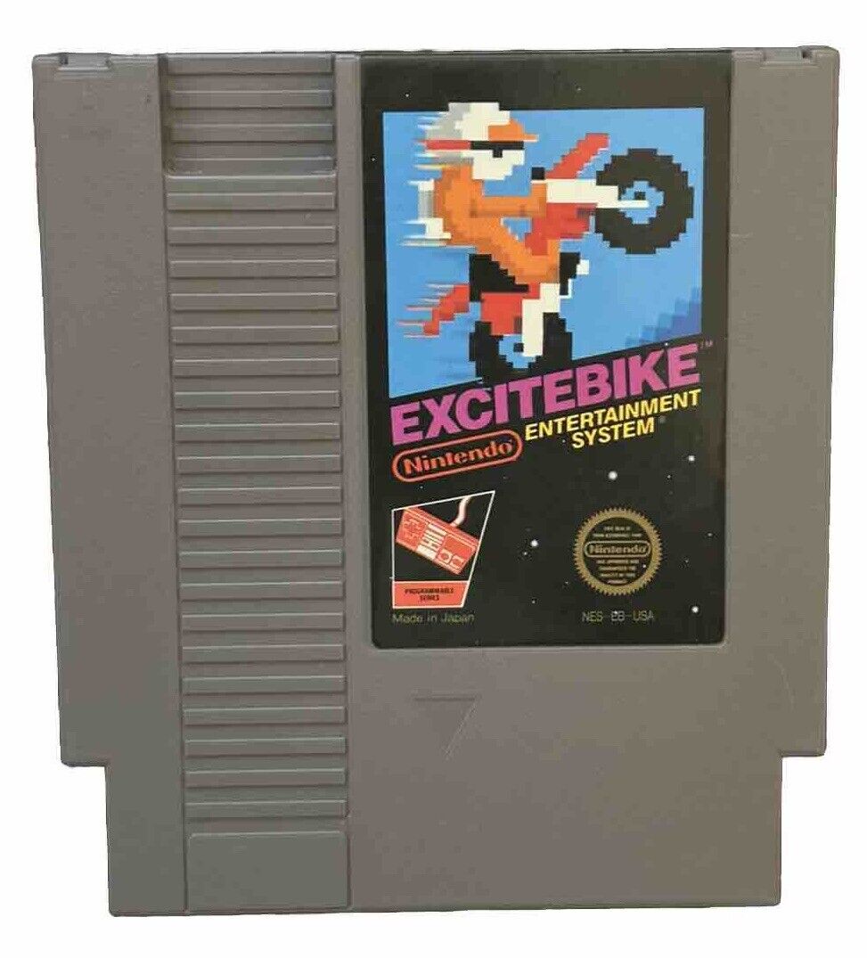 Excitebike (Nintendo Entertainment System, 1985) Genuine OEM Authentic