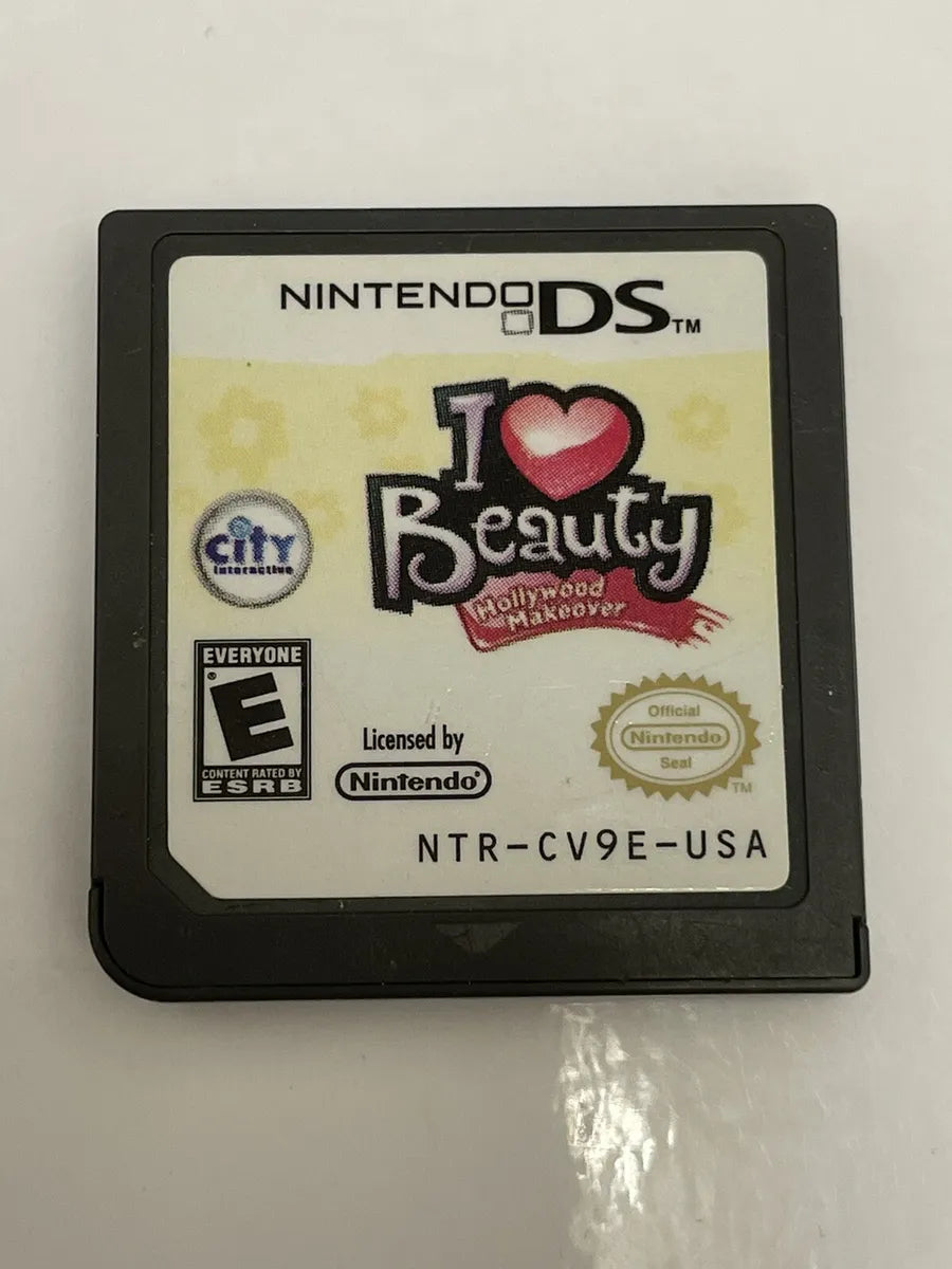 I Love Beauty: Hollywood Makeover (Nintendo DS, 2009) Cartridge Only