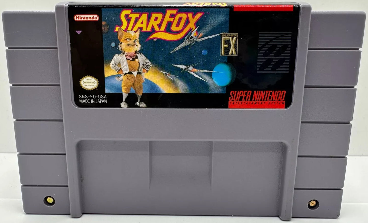Star Fox SNES Super Nintendo Game Starfox Tested Working & AUTHENTIC