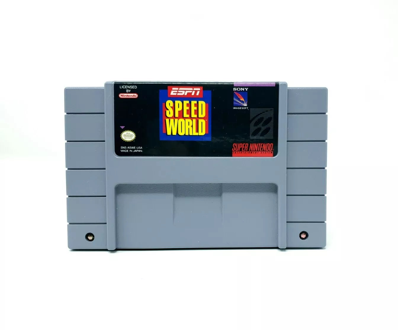 ESPN Speed World (Super Nintendo Entertainment System) SNES Authentic Cart