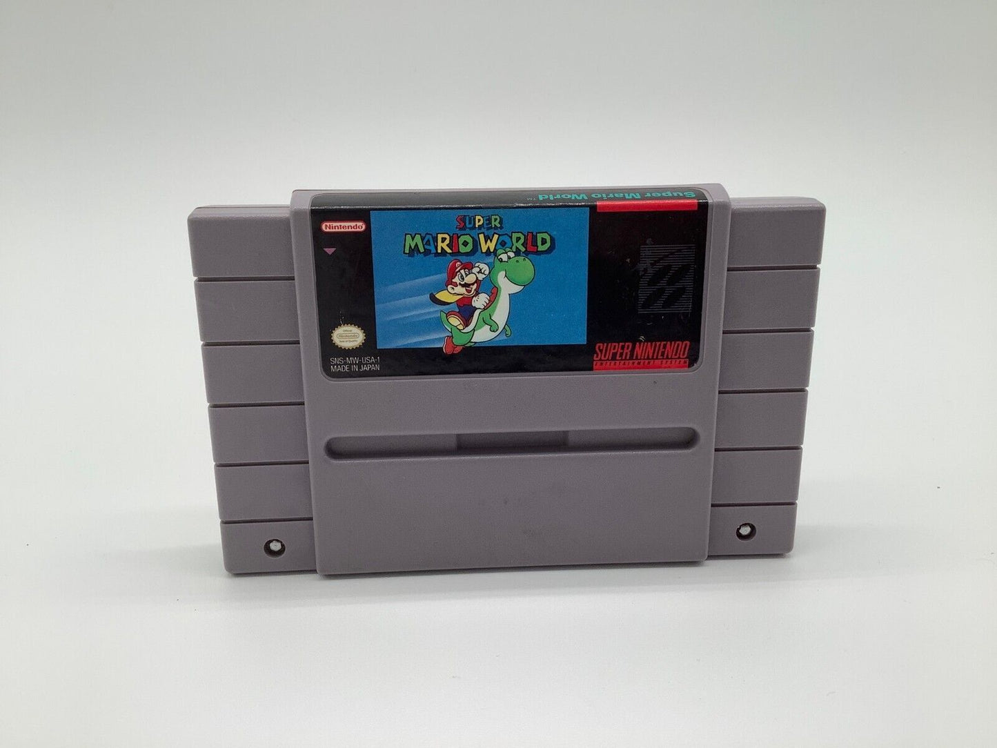Super Mario World (Nintendo SNES, 1992) Authentic GAME MONSTER CANADA -.-