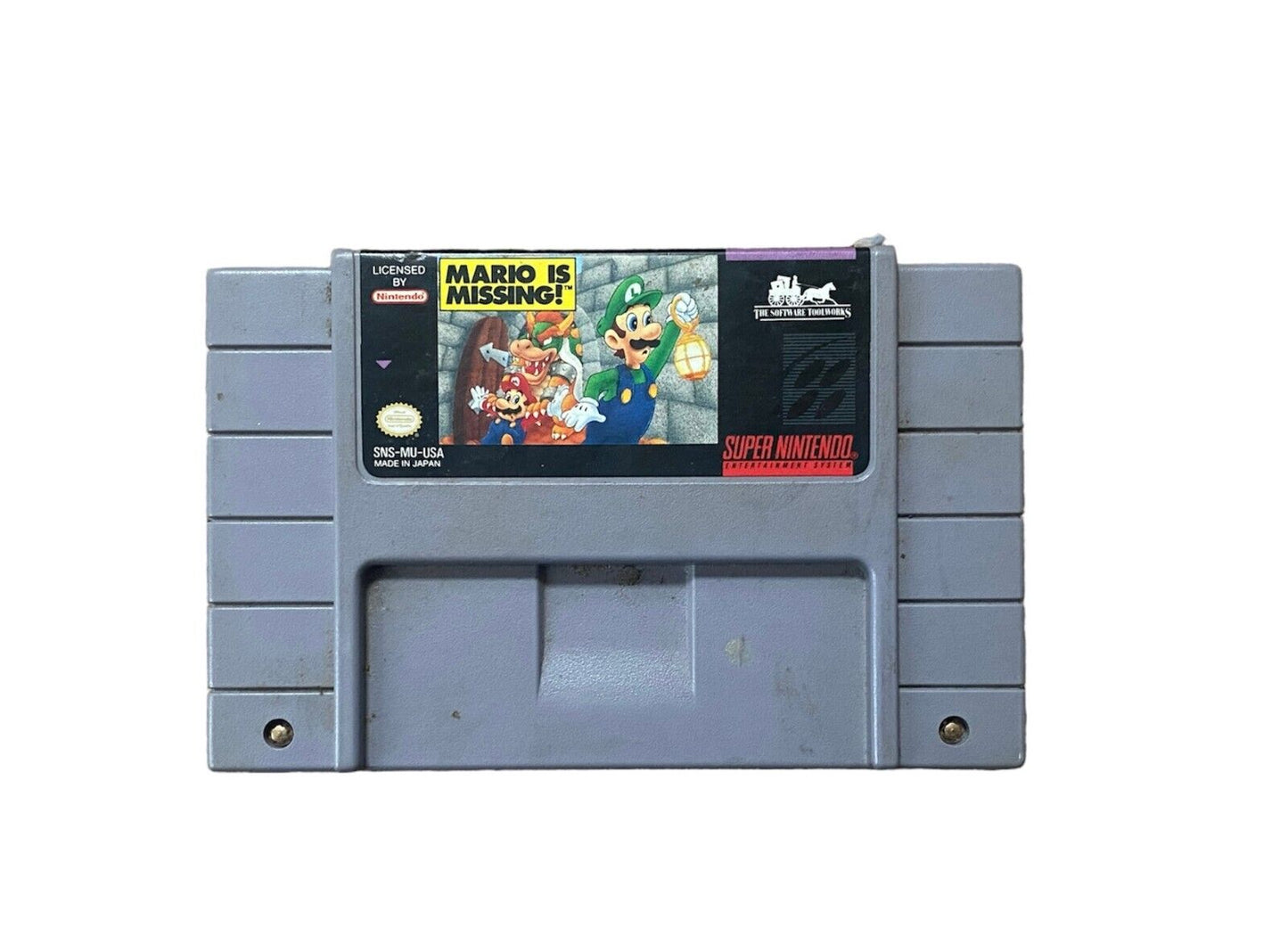 Mario is Missing (Super Nintendo Entertainment System, 1993) Super Mario SNES