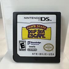 JumpStart: Deep Sea Escape (Nintendo DS, 2011) Tested CIB Case, Manual, and Game