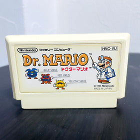 Japan Import Dr. Mario Nintendo Famicom NES 1990 HVC-VU Japanese Version
