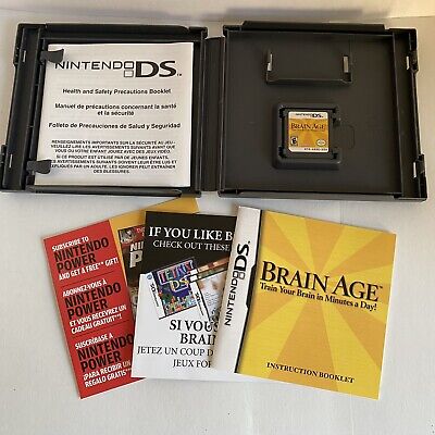 Brain Age: Train Your Brain in Minutes a Day (Nintendo DS, 2006) CIB