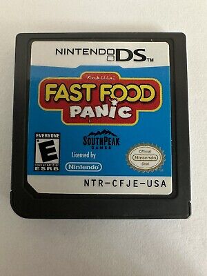 Fast Food Panic Nintendo DS - 2010 - Game Cartridge