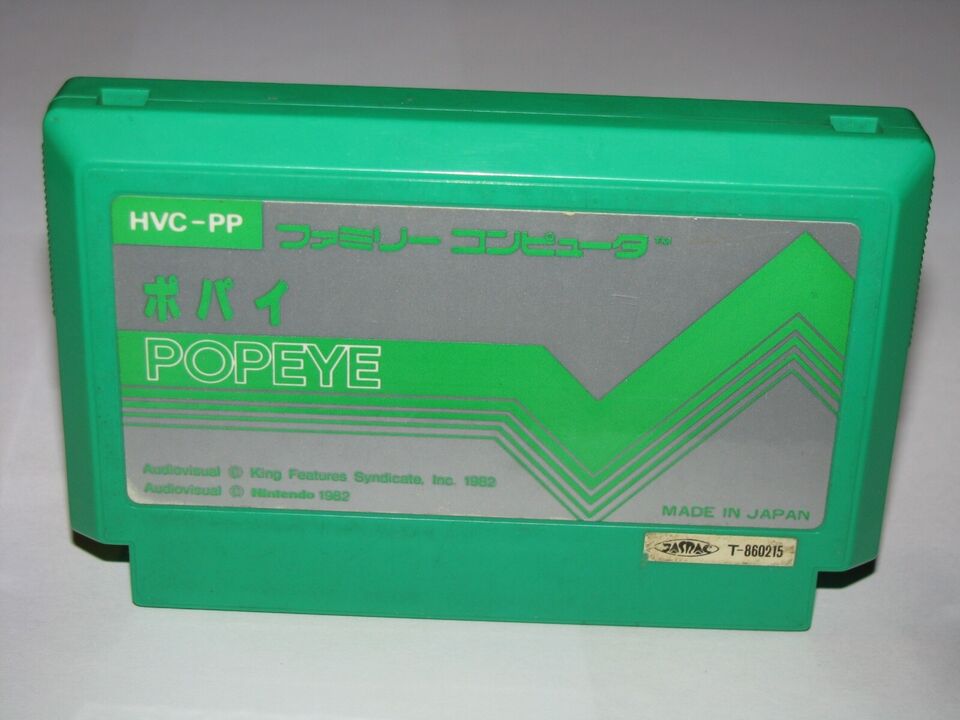Popeye (Pulse Label Version) Famicom NES Japan import