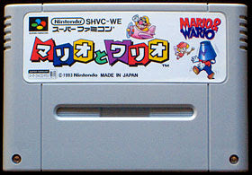 Mario and Wario SFC SNES Nintendo Super Famicom Japan