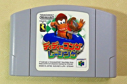 Diddy Kong Racing Japanese N64 Nintendo 64 Authentic Tested Japan