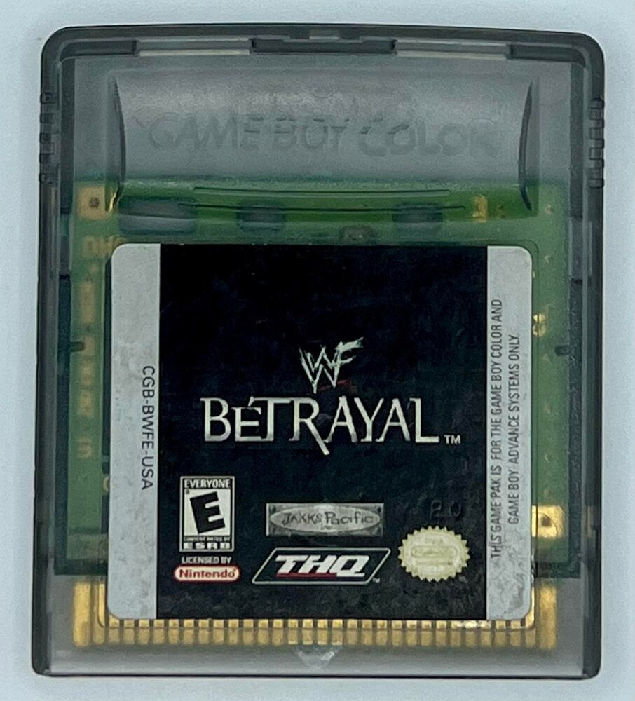 WWF Betrayal (Nintendo Game Boy Color, 2001) GBC