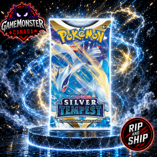 Silver Tempest Booster Pack x1 Live Rip n Ship