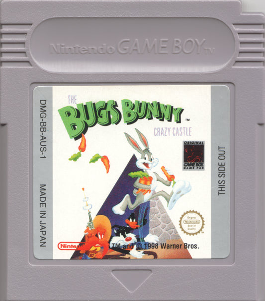 Bugs Bunny Crazy Castle (Nintendo Game Boy, 1990) Great Condition! US Gameboy