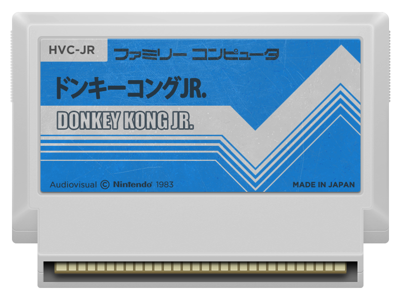 Donkey Kong Jr. ~ Pulse Line (Nintendo Famicom FC NES, 1983) Japan Import