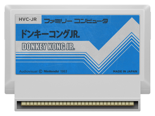 Donkey Kong Jr. ~ Pulse Line (Nintendo Famicom FC NES, 1983) Japan Import