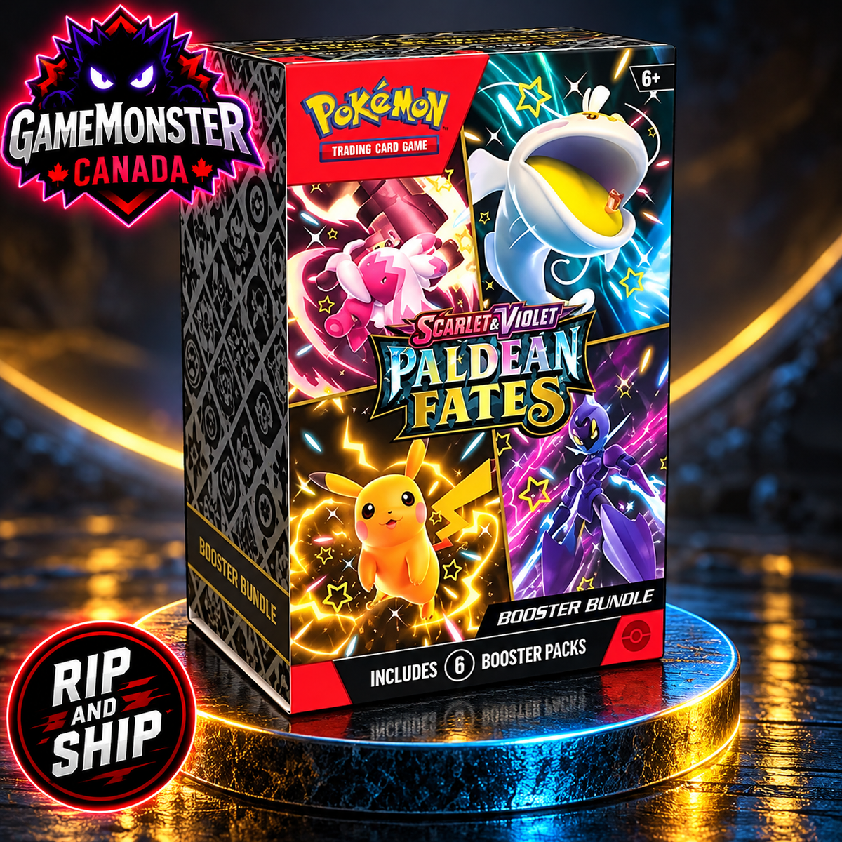 Pokémon TCG: Paldean Fates Booster Bundle — Rip & Ship