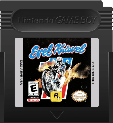 Evel Knievel - Nintendo Game Boy GB - Authentic + Tested! Mint Condition!