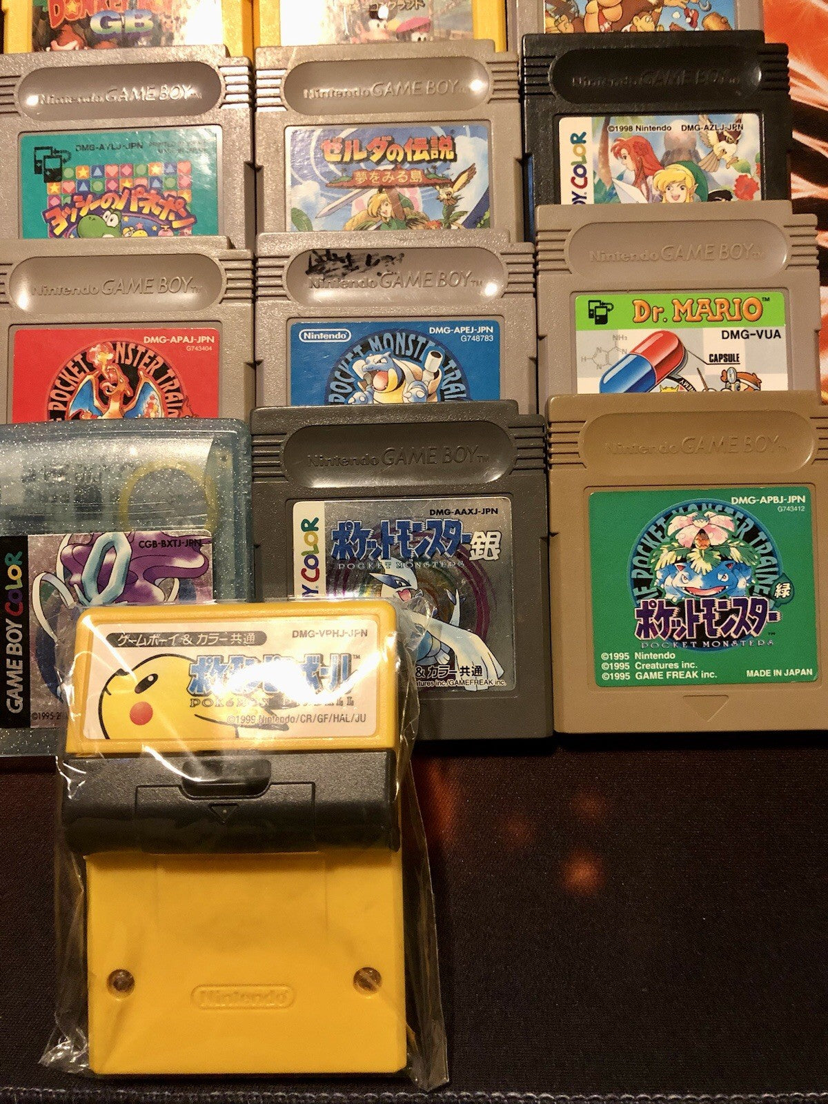 HUGE 25x Gameboy Games Lot JAPAN Pokemon Kirby Zelda GAME MONSTER CANADA -..-