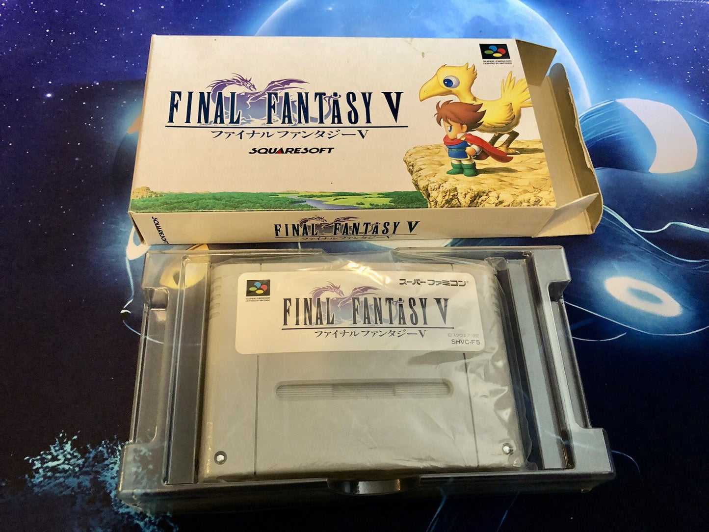 Final Fantasy V Super Famicom SFC Japanese Video Game Complete CIB CANADA